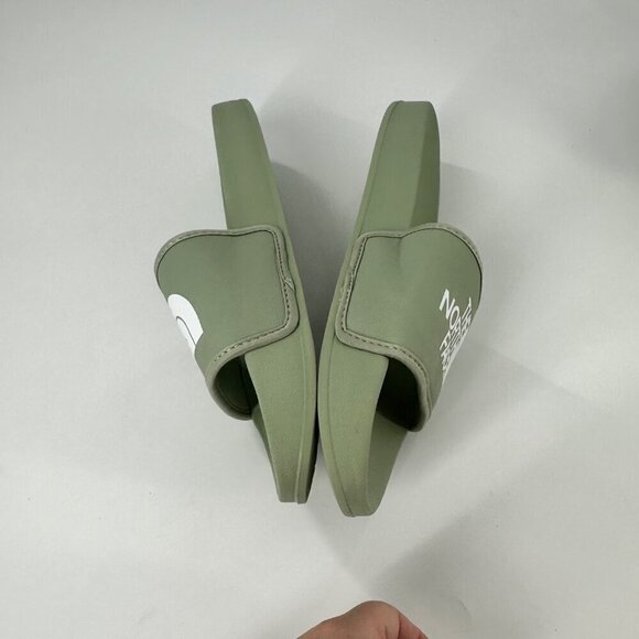 The North Face Green Slides Women’s size 10 - Picture 3 of 10